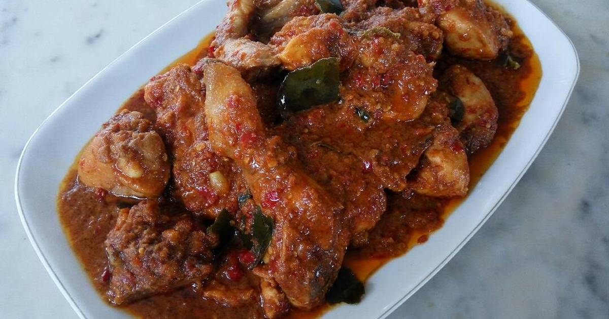 Resep Ayam merah masak bumbu Bali oleh uni - Cookpad