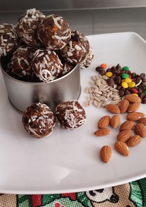Una foto de Trufas de granos y semillas🥗