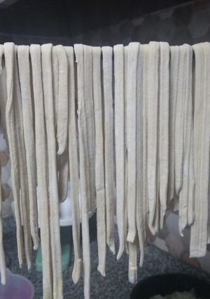 Una foto de Fideos caseros
