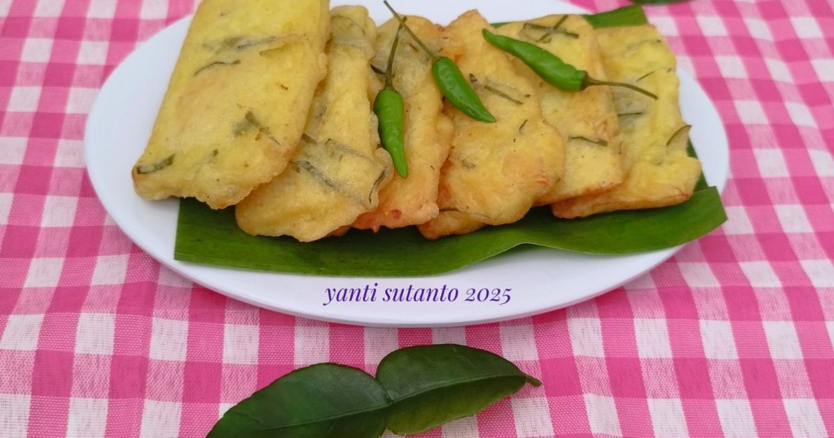 Tempe Goreng Tepung Daun Jeruk