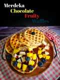 Merdeka Chocolate Fruity Waffles