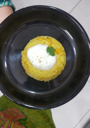 A picture of Chana Dal Khichdi.