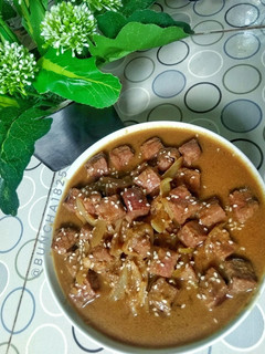 Foto resep Daging saus tiram (saikoro cube)