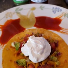A picture of Yumm corn veg TACOS🌮🌮.