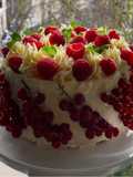 Τούρτα με Βανίλια και Φρούτα του Δάσους (Vanilla & Berry Cake)