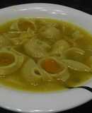 Sopa de galets a la verdura