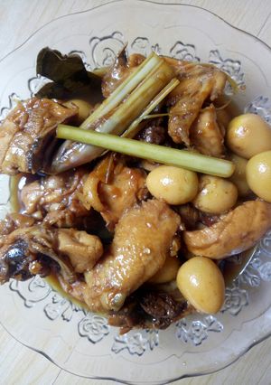 Foto resep Semur ayam telur puyuh