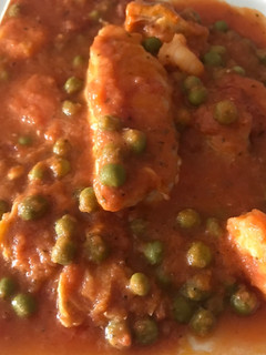 Una foto de Merluza en salsa de sidra