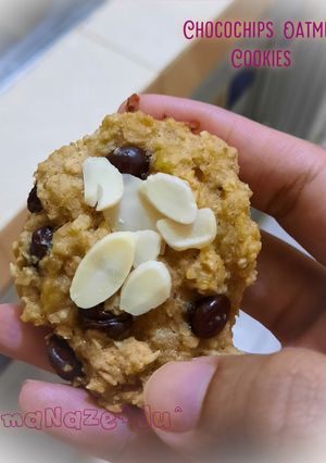 Foto resep 43. Chocochips Oatmeal Cookies 💕🍪