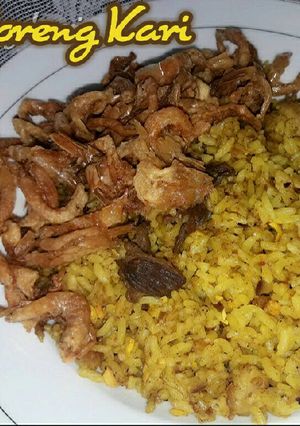 Foto resep Nasi Goreng Kari Simple