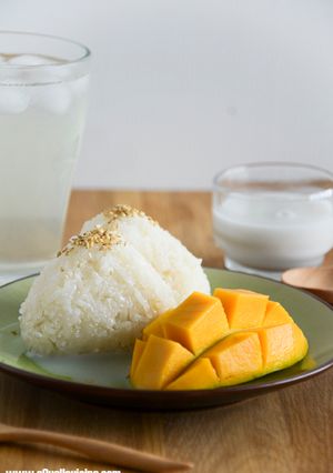 芒果糯米飯 的食譜成品照片