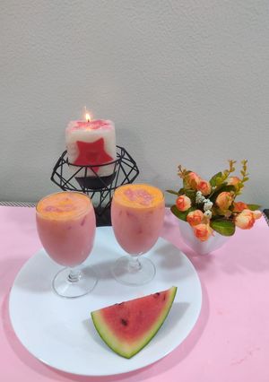 A picture of Watermelon sharbat/ ramzan special/mohabbat ka sharbat.