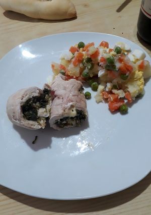 Una foto de Pamplonas de pollo