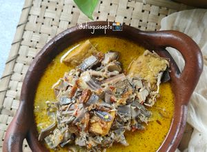 Foto resep Gulai Jantung pisang + tahu (1104)