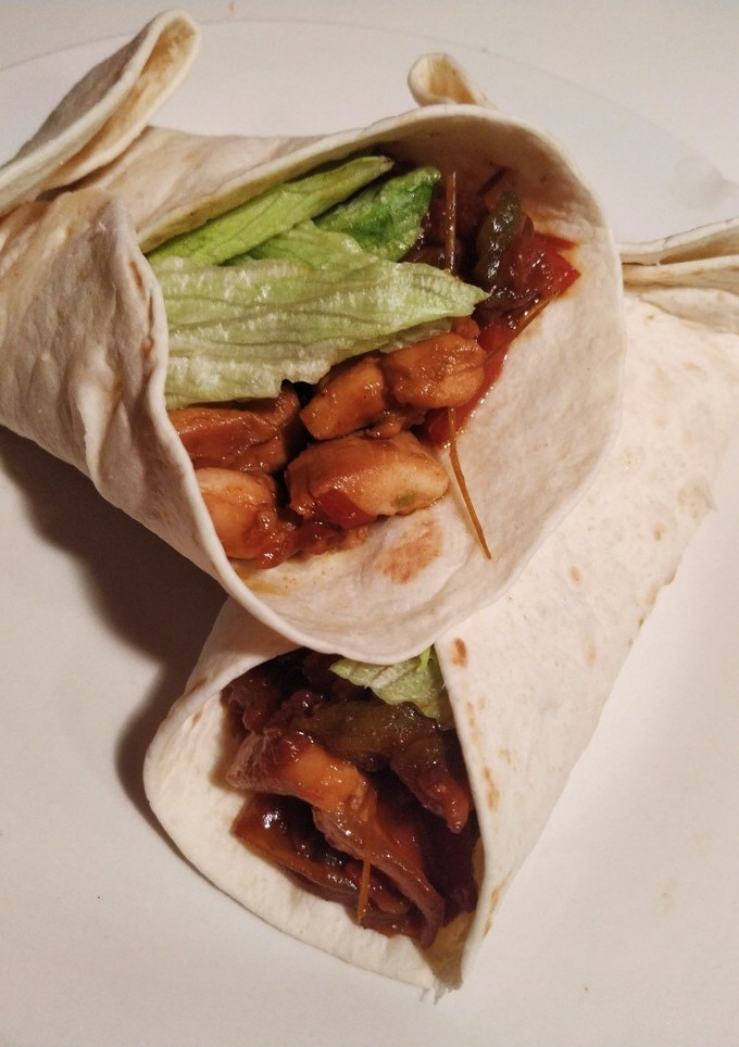 Una foto de Fajitas de pollo