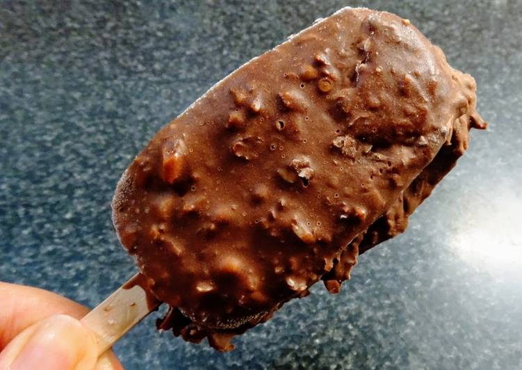 Manière simple pour Préparer Super rapide Fait maison Magnums maison (vegan)