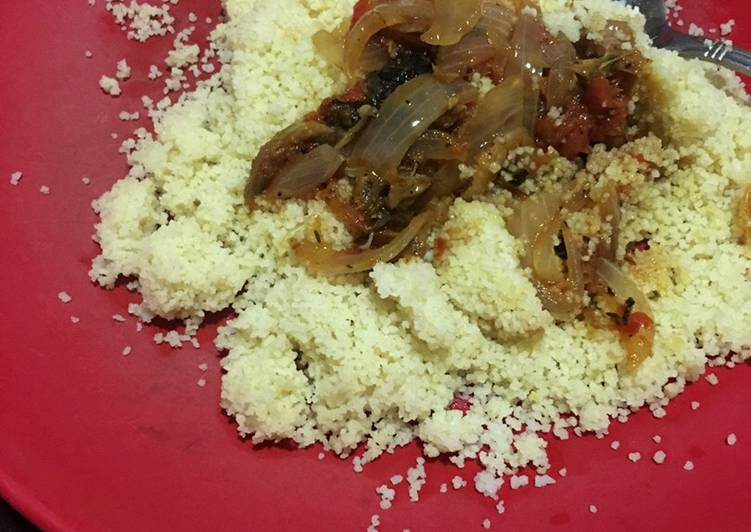 Recipe of Super Quick Homemade Cous-cous &amp; sauce🍲🍚