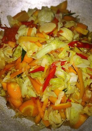 Foto resep Tumis wortel & kol