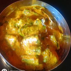 A picture of Dahi Bhindi.