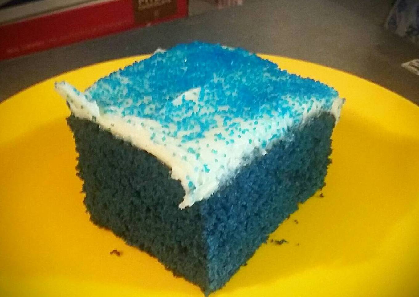 Blue Velvet Cake with Cream Cheese Frosting