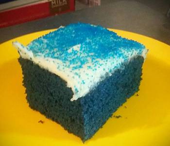 Fresh, Make Recipe Blue Velvet Cake with Cream Cheese Frosting Yummy