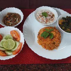 A picture of Dum Biryani.