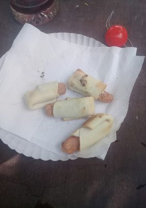 Una foto de Salchichas envueltas