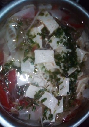 Hình của món Canh chua thịt heo.