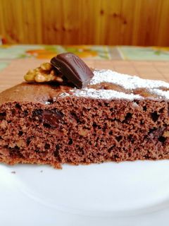 Kakaós diós süti recept fotója