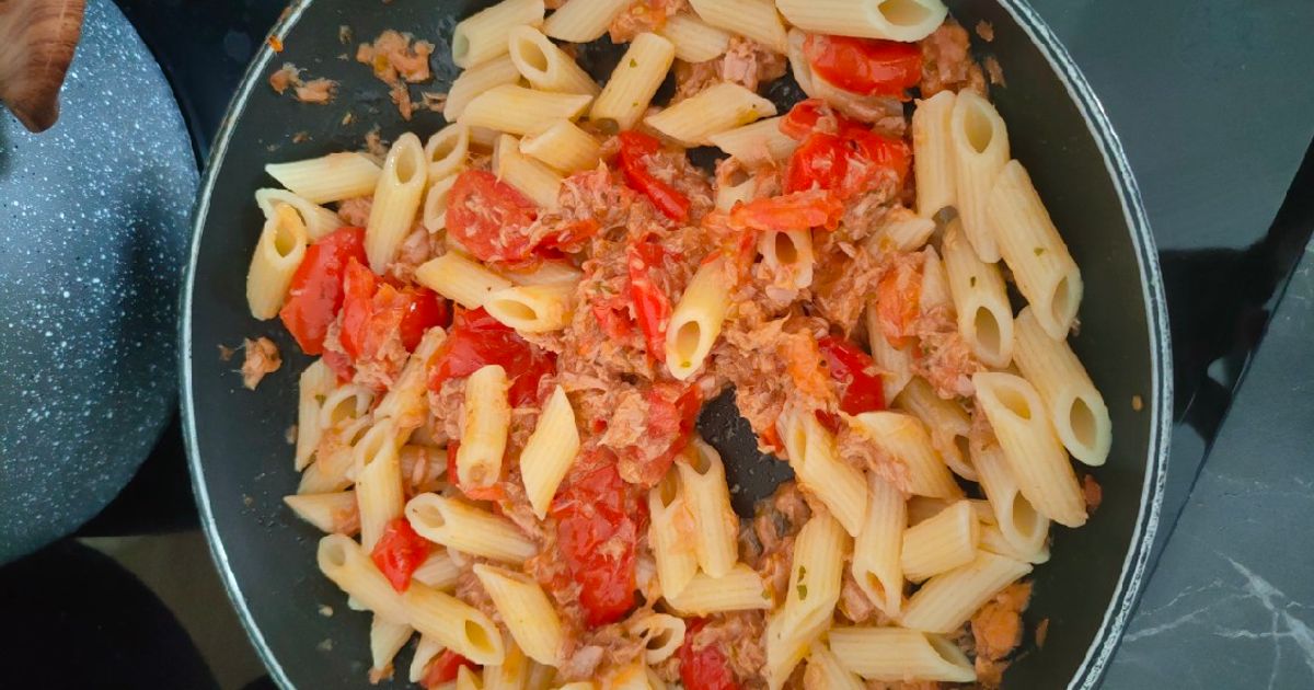 Ricetta Pasta Con Tonno E Pomodorini 😋 di Le Ricette di Milly ️🥰 - Cookpad