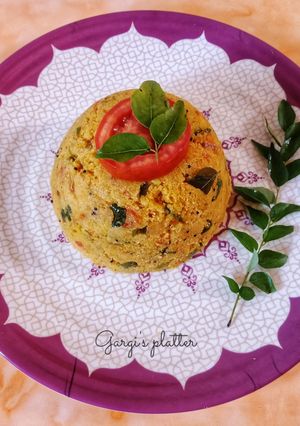 A picture of Tomato Rava Upma.