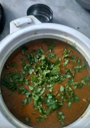A picture of Mushroom paneer masala.
