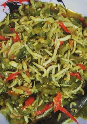 Foto resep Oseng pare teri