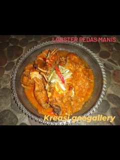 Foto resep 195. Lobster saus pedas manis