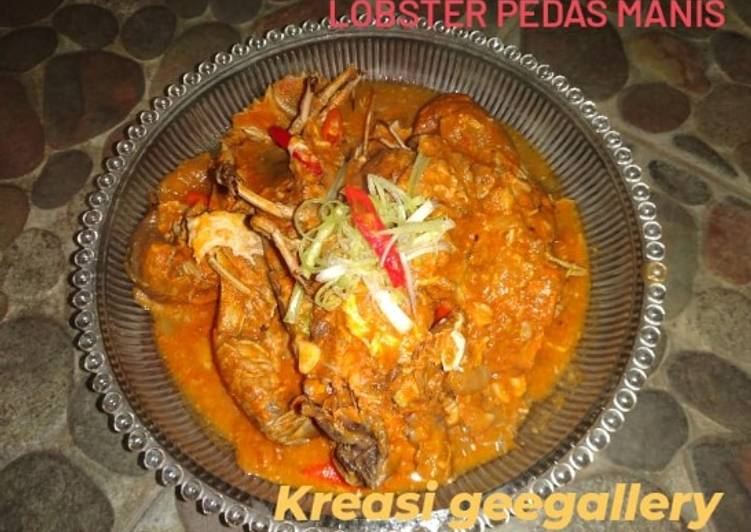 195. Lobster saus pedas manis