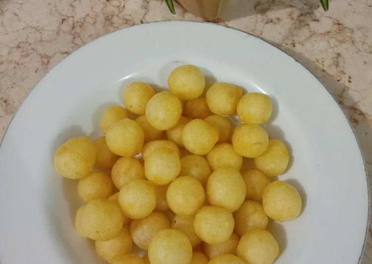 Cemilan Potato Balls ala Agus Cuguy
