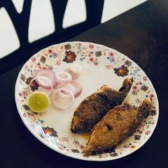 A picture of Bangda Rava Fry.