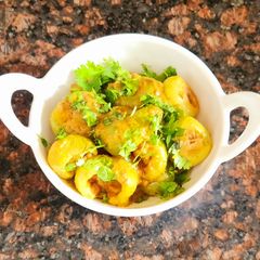 A picture of Stuffed tinda.