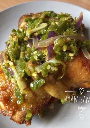 Foto resep Ayam balado hijau