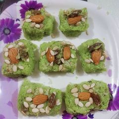 A picture of Pumpkin Dry fruit Barfii.