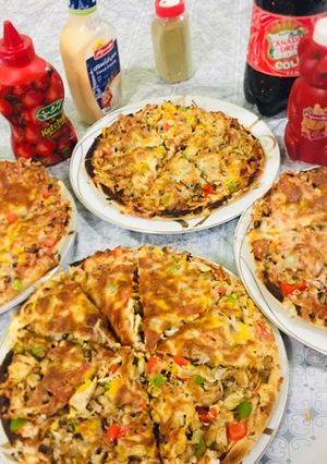 عکسی از دستور پیتزای حرفه ای 😉😉