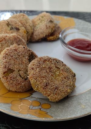 A picture of Pumpkin cutlets.
