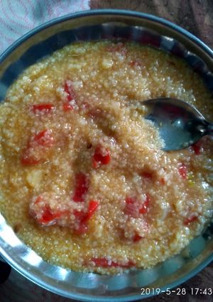 A picture of Namkeen daliya.