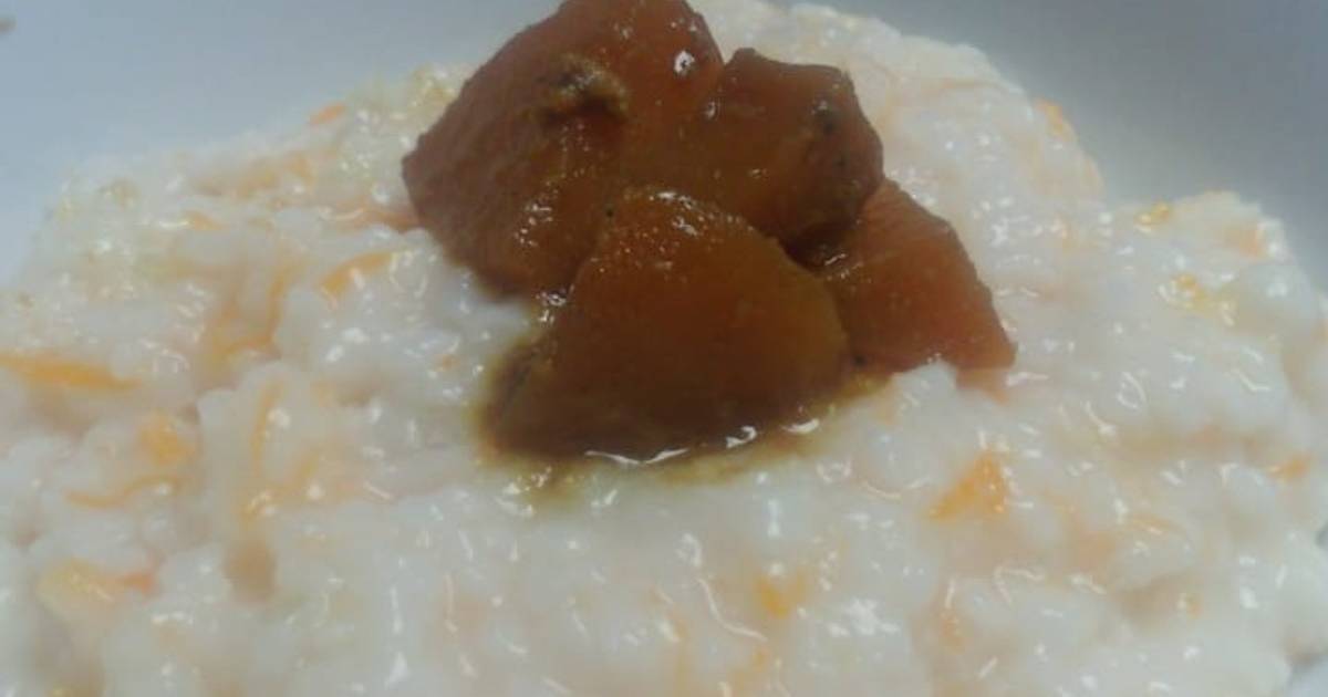 Resep Bubur Nasi Santan Wortel 🍚🍛 Oleh Nursolihi Insani (Ny. Handoko ...