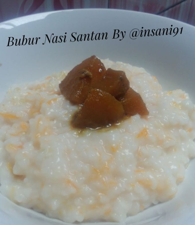 Foto resep Bubur Nasi Santan Wortel 🍚🍛