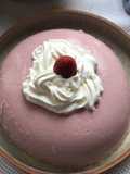 Gelatina de fresas frescas