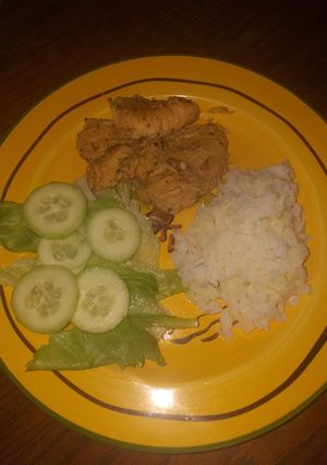 Una foto de Pollo a la naranja