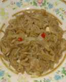 Củ cải muối trộn chanh đường