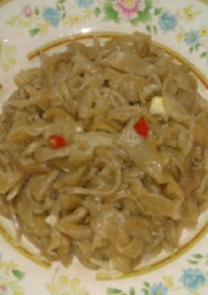 Hình của món Củ cải muối trộn chanh đường.