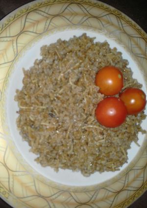 صورة لوصفة برغل بشعيرية